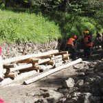Opere di ingegneria forestale - Foto Archivio Scuola forestale